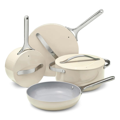 Ceramic Nonstick Cookware Set With Storage