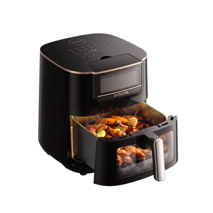 7-Quart Smart Steam Air Fryer With Ceramic Basket