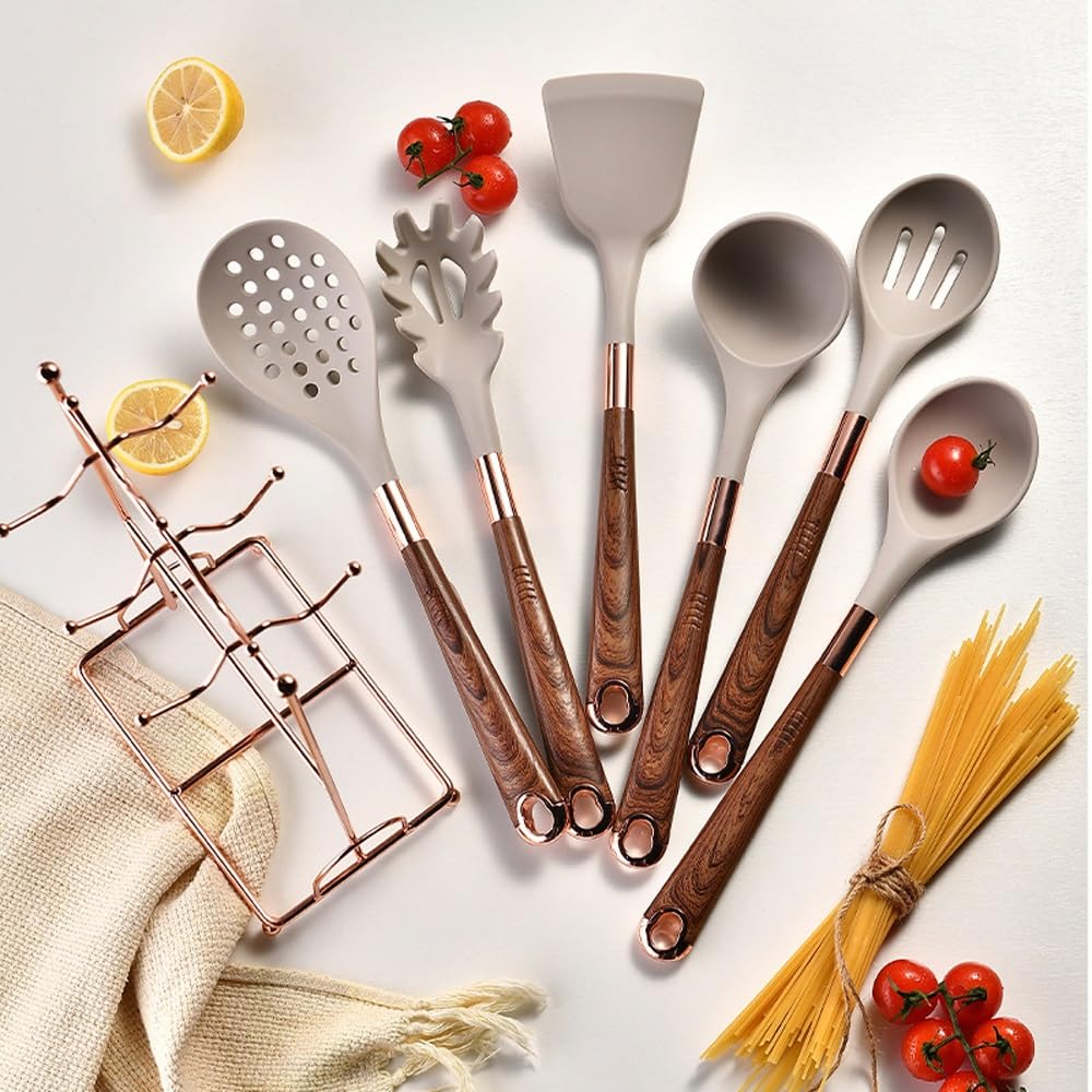 7-Piece Heat-Resistant Silicone Kitchen Utensil Set