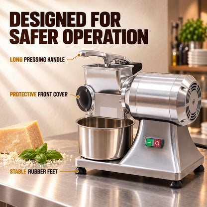 550W Heavy-Duty Electric Cheese Grater