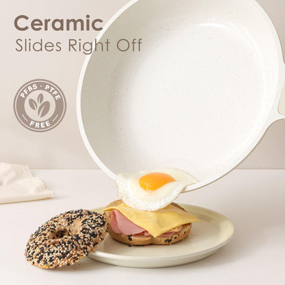Nonstick Omelet Frying Pan With Heat-Resistant Handle