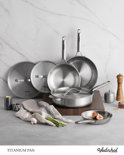 Titanium Stir Fry Pan for High-Heat Cooking