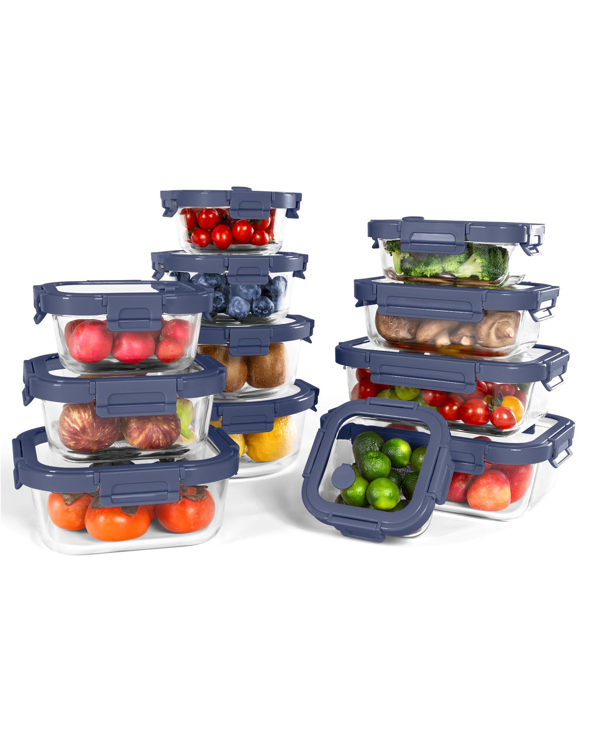 Airtight Glass Food Storage Containers With Lids