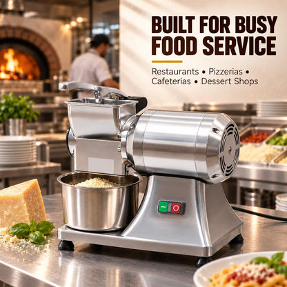550W Heavy-Duty Electric Cheese Grater