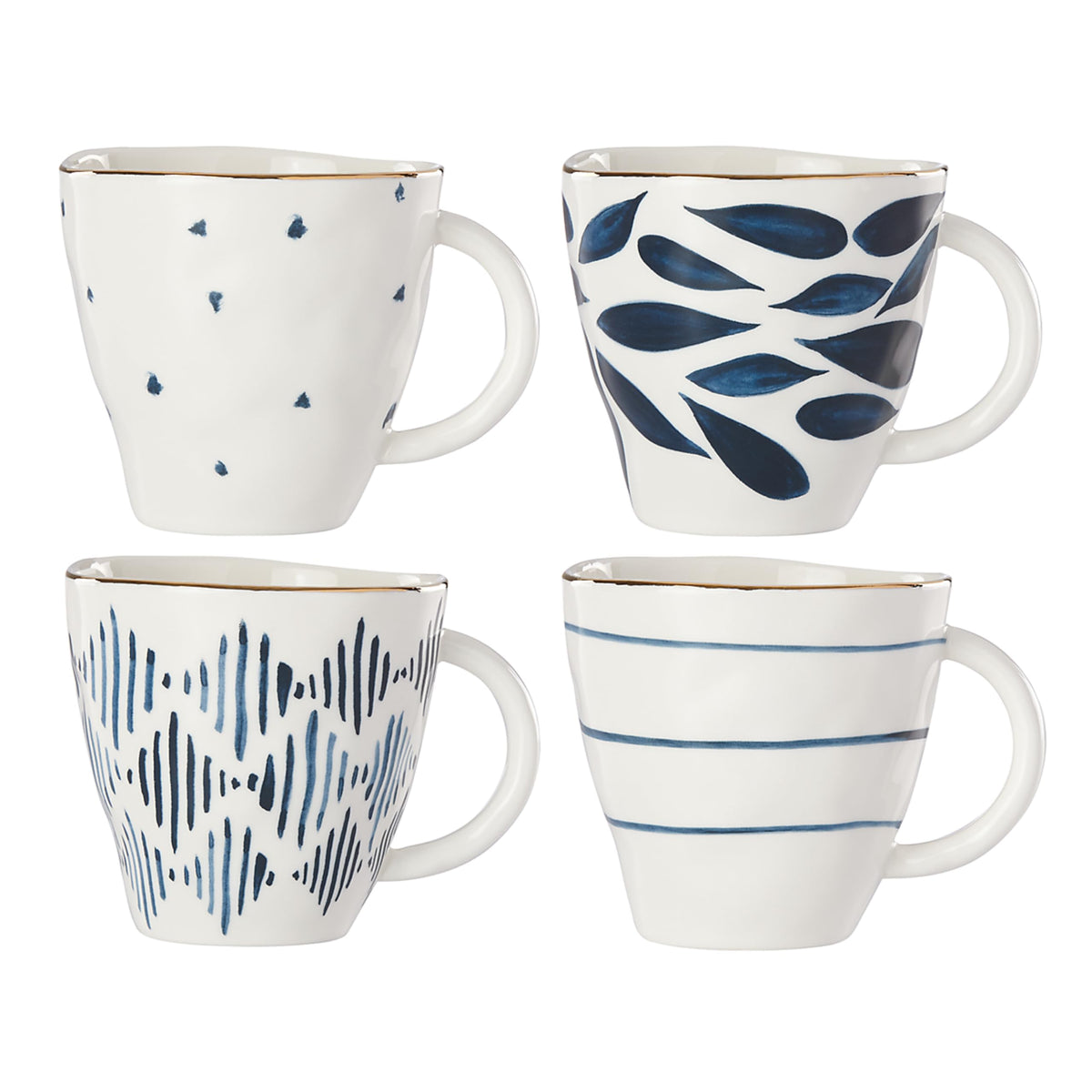 Blue Bay Porcelain Dinnerware and Serveware Collection