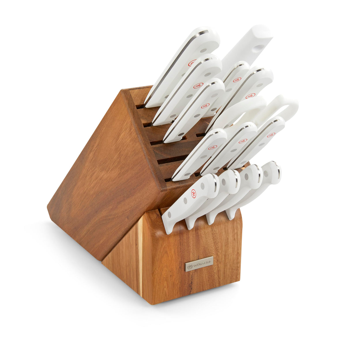 Gourmet German Steel Kitchen Knife Block Set