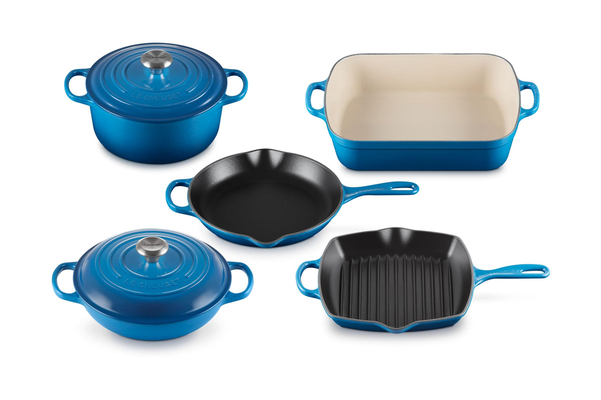 Le Creuset Enameled Cast Iron Signature Cookware Set