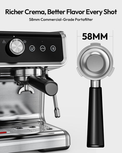 Automatic Espresso Machine With Milk Frother