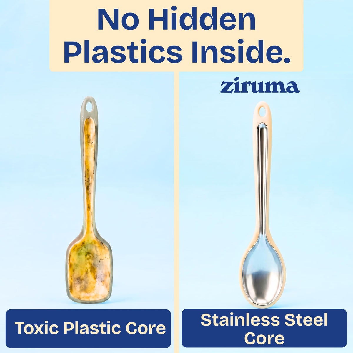 Non-Toxic Silicone Utensil Set Variation