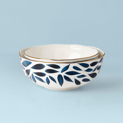 Blue Bay Porcelain Dinnerware and Serveware Collection