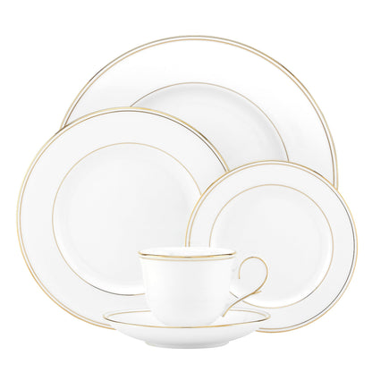 4-Piece Gold Tree Holiday Accent Plate Set