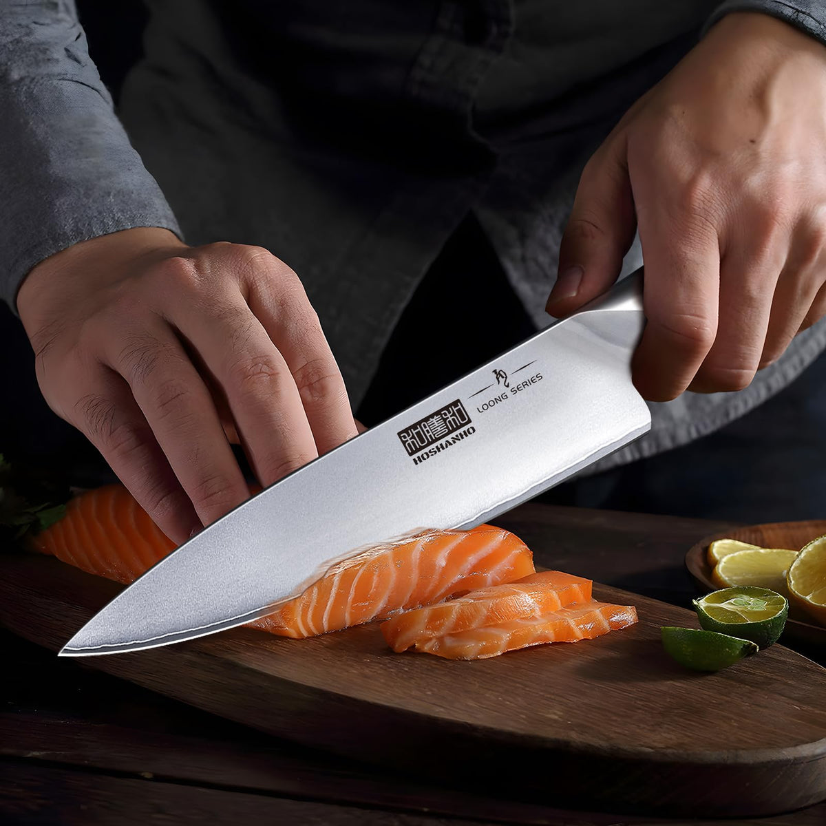 16-Piece Japanese Steel Kitchen Knife Block Set