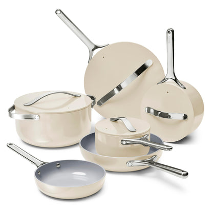 Ceramic Nonstick Cookware Set With Storage