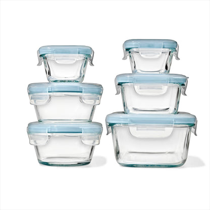Glass Airtight Food Storage Container Set