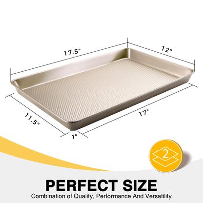 Nonstick Baking Sheet With Diamond Texture