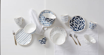 Blue Bay Porcelain Dinnerware and Serveware Collection
