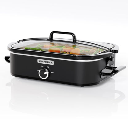 4-Quart Slow Cooker With Casserole and Warm Setting