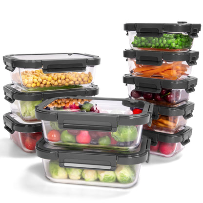Airtight Glass Food Storage Containers With Lids