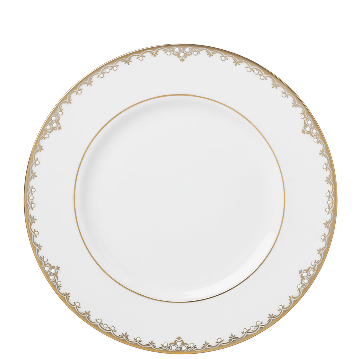 4-Piece Gold Tree Holiday Accent Plate Set