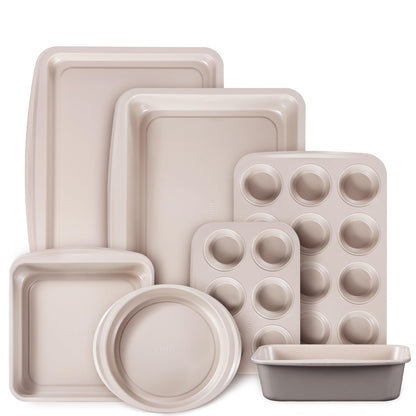 9-Piece Stackable Nonstick Bakeware Set