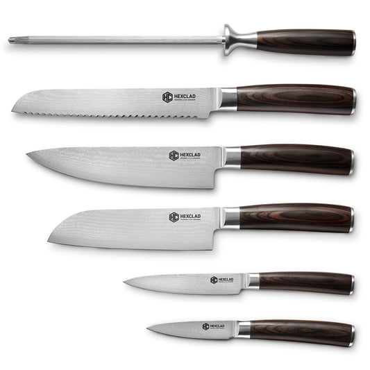 Japanese Damascus Stainless Steel Knife Set
