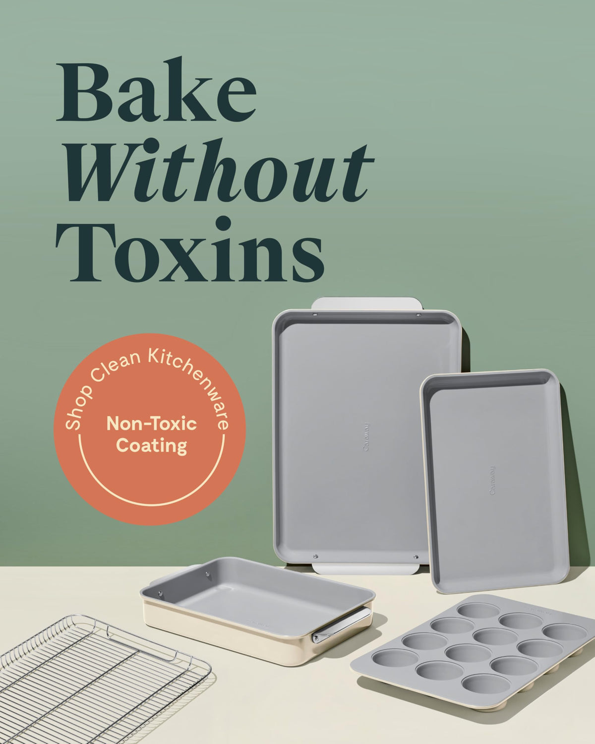 Ceramic Nonstick Bakeware Set for Everyday Baking