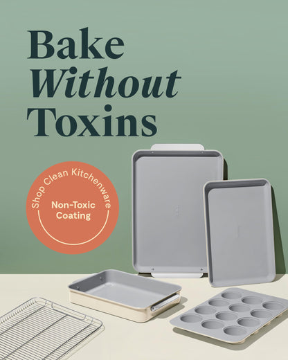 Ceramic Nonstick Bakeware Set for Everyday Baking