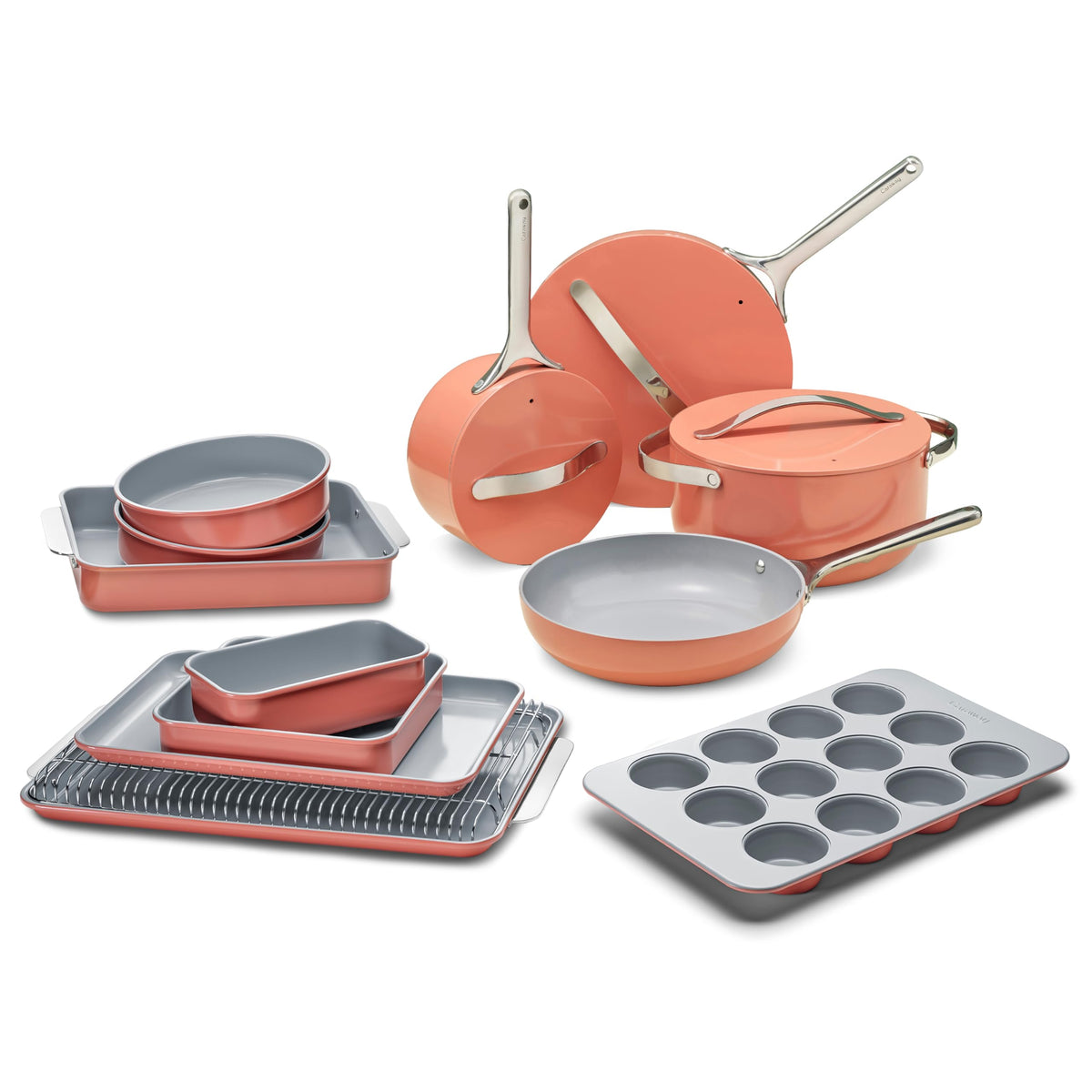 23-Piece Ceramic Nonstick Cookware and Bakeware Set