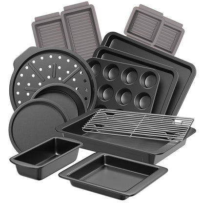10-Piece Nonstick Stackable Bakeware Set