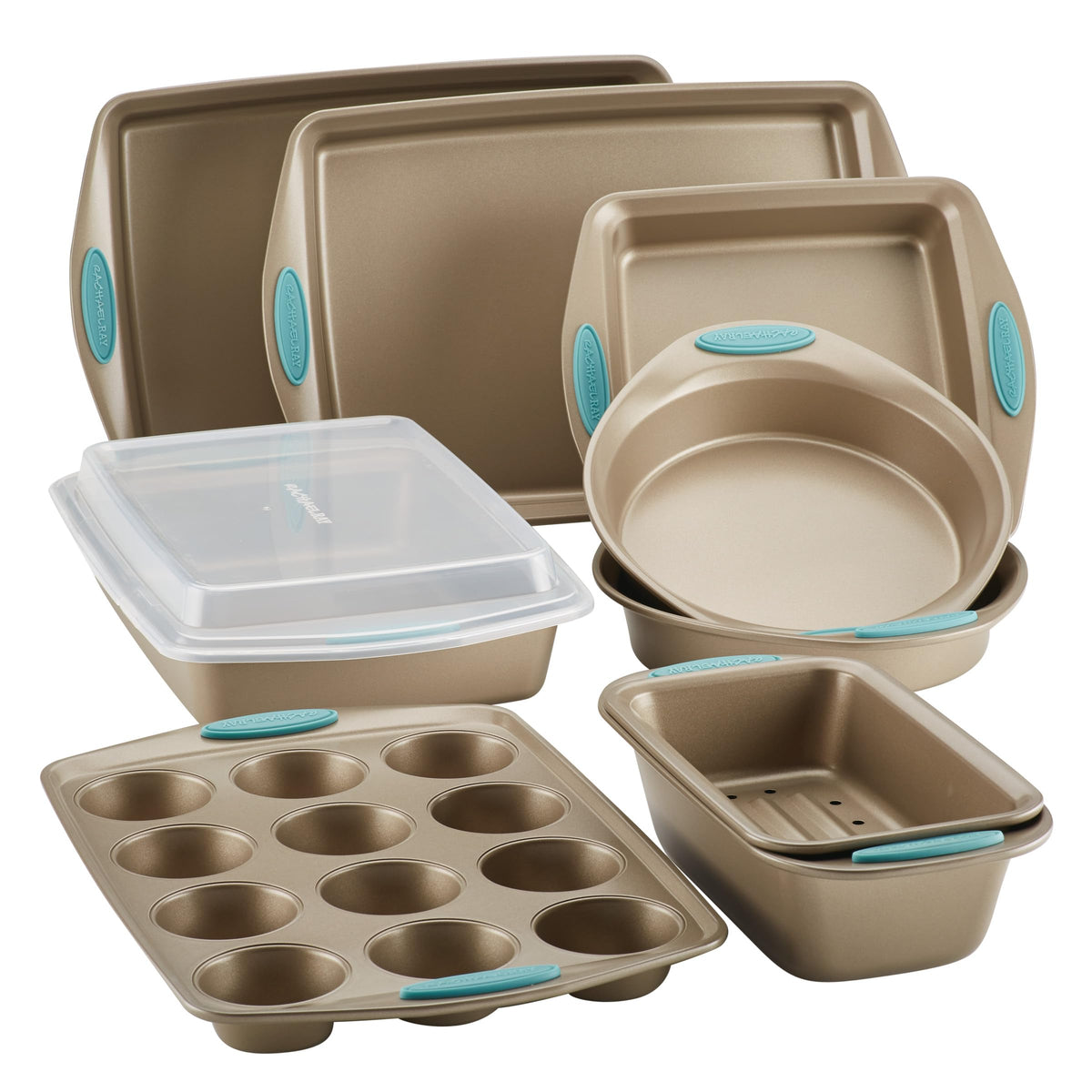 Nonstick Bakeware Set With Cupcake Pan