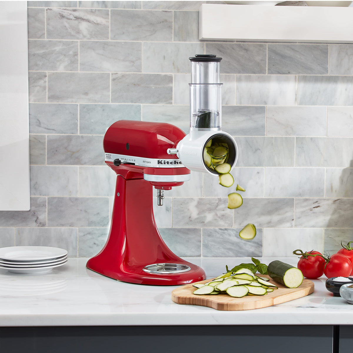 Stand Mixer Slicer and Shredder Attachment