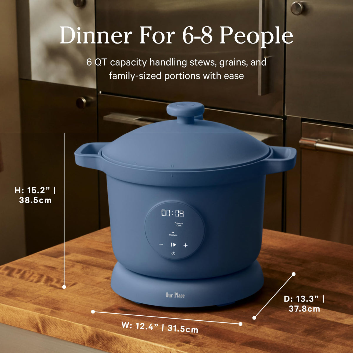 4-in-1 Ceramic 6-Quart Pressure Multi-Cooker