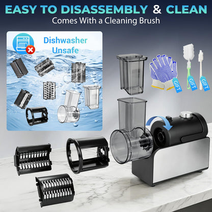 6-in-1 Electric Vegetable Grater and Slicer