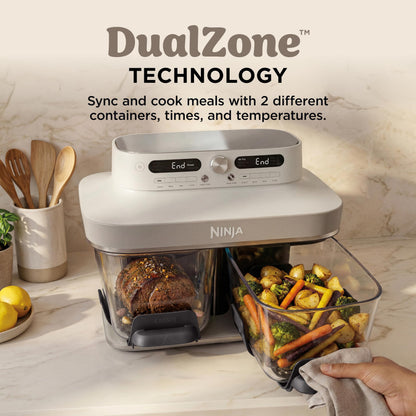 Ninja Crispi DualZone 6-in-1 Glass Air Fryer