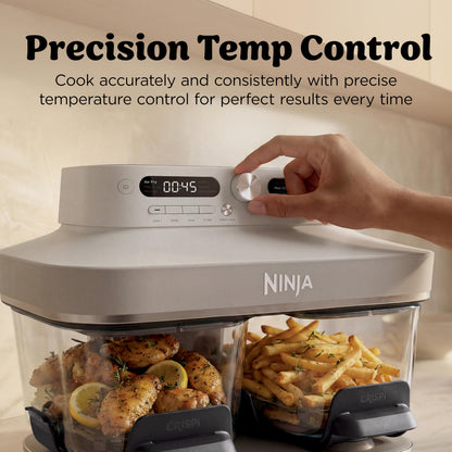 Ninja Crispi DualZone 6-in-1 Glass Air Fryer
