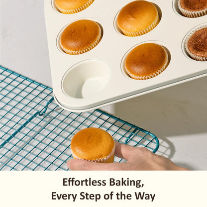 9-Piece Stackable Nonstick Bakeware Set