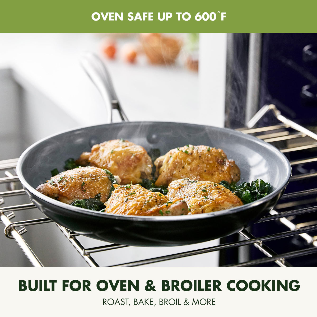 Ceramic Nonstick Frying Pan Skillet Set
