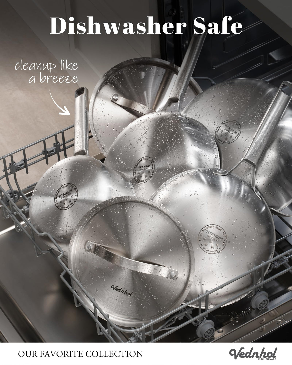 Titanium Stir Fry Pan for High-Heat Cooking