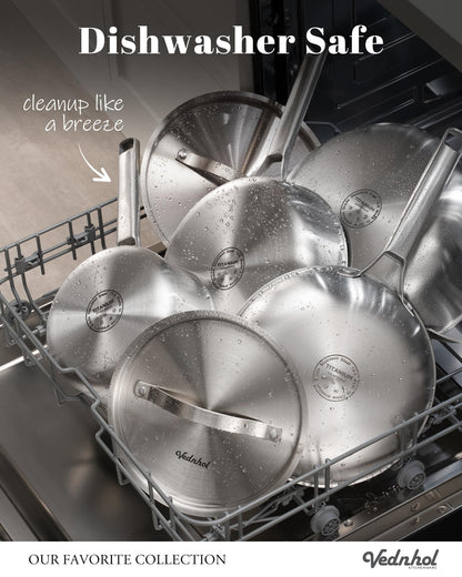 Titanium Stir Fry Pan for High-Heat Cooking