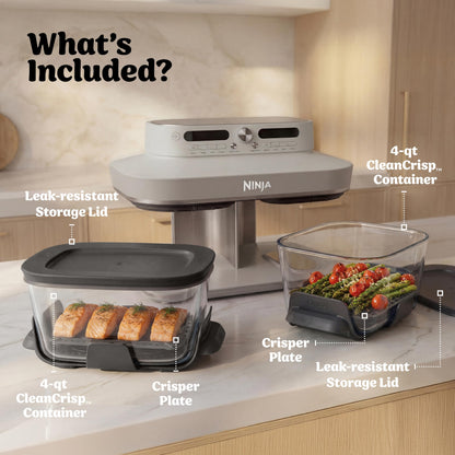 Ninja Crispi DualZone 6-in-1 Glass Air Fryer