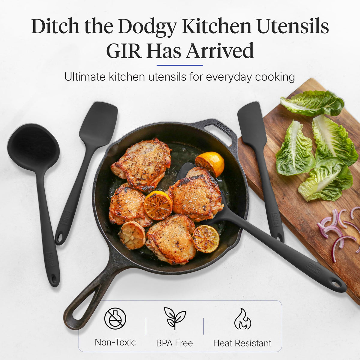 Premium Silicone Kitchen Utensil Set