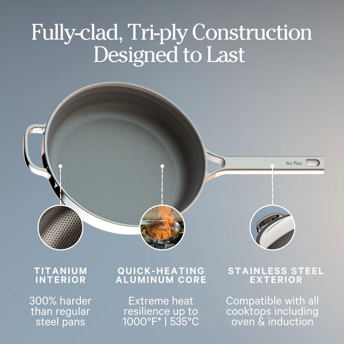 Titanium Nonstick Always Pan for Everyday Cooking