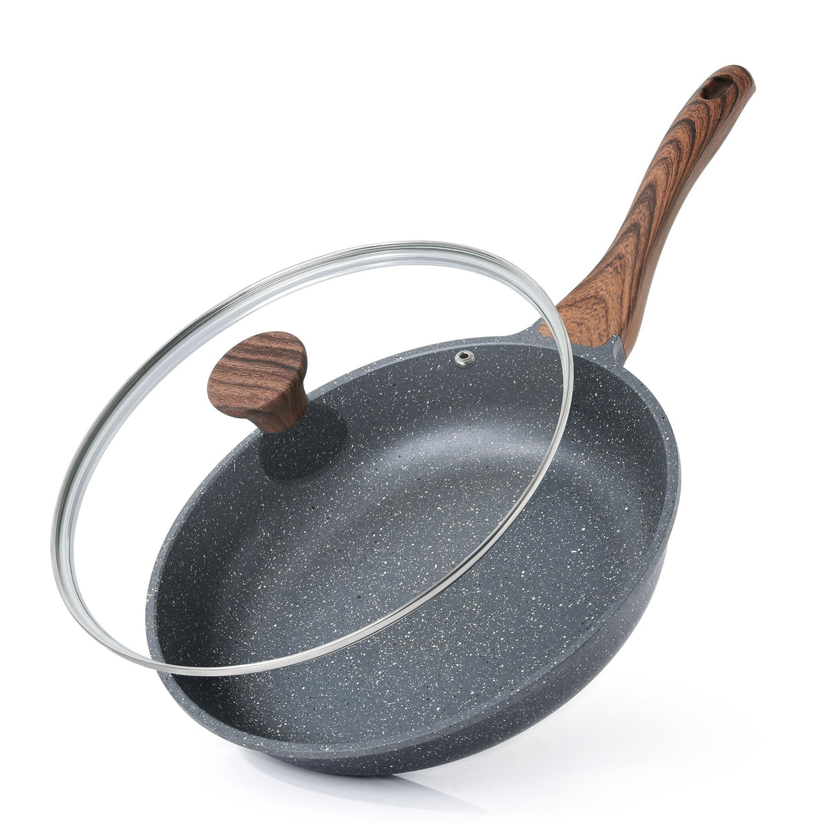Nonstick Chef Frying Pan With Glass Lid