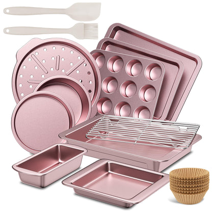10-Piece Nonstick Stackable Bakeware Set