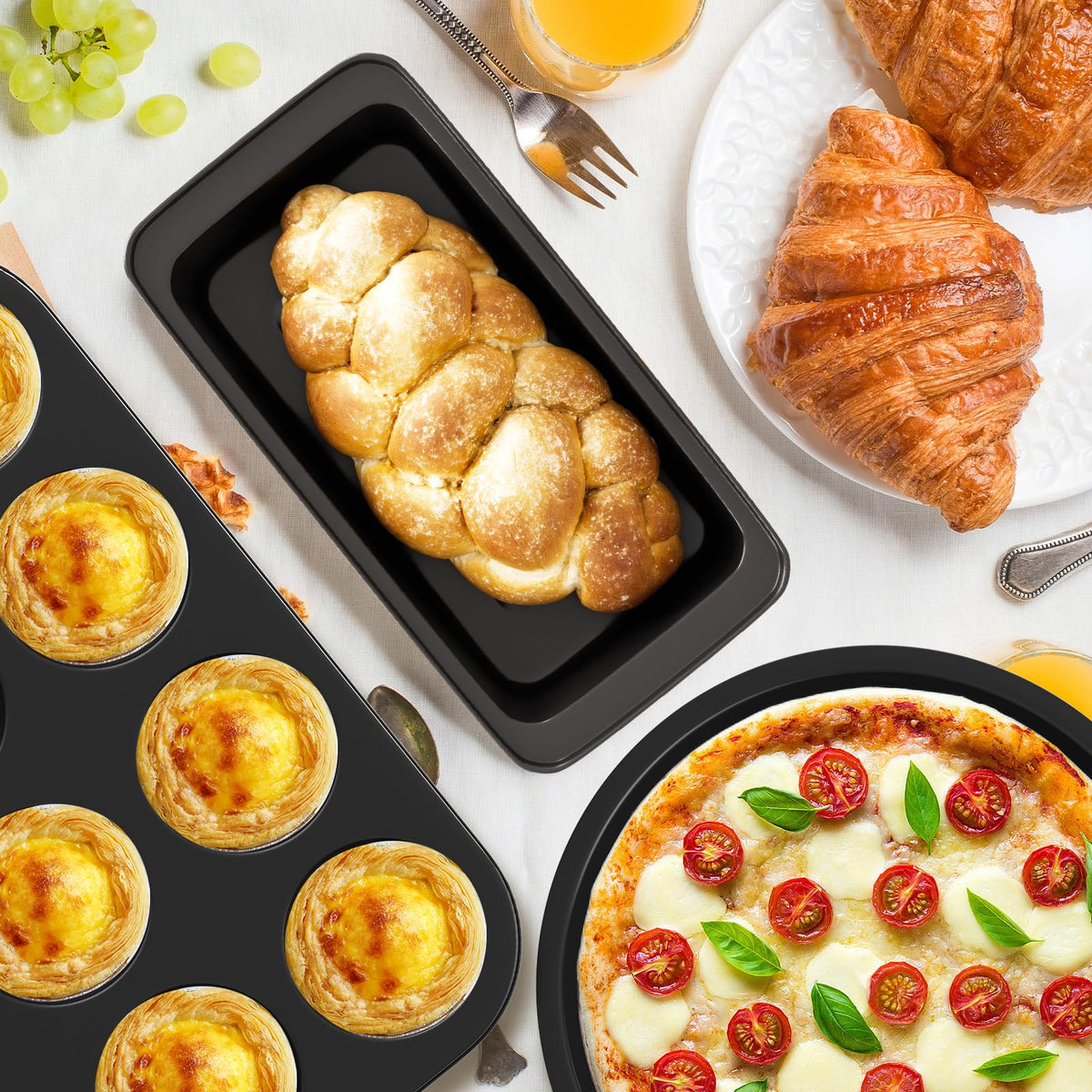 5-Piece Nonstick Bakeware Set for Everyday Baking