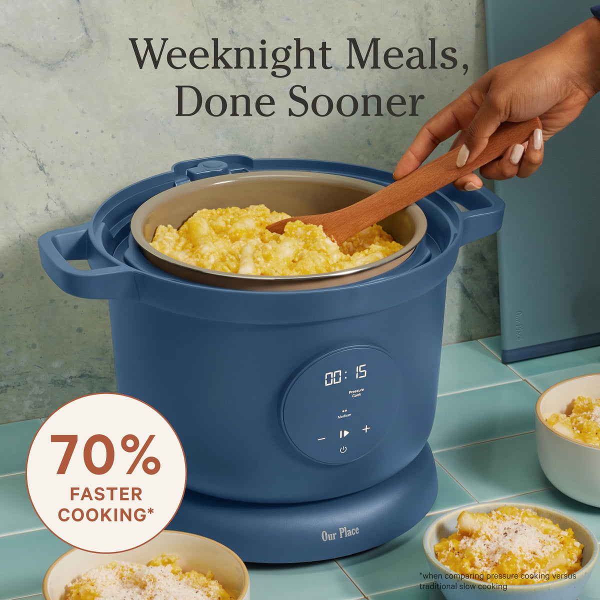 4-in-1 Ceramic 6-Quart Pressure Multi-Cooker