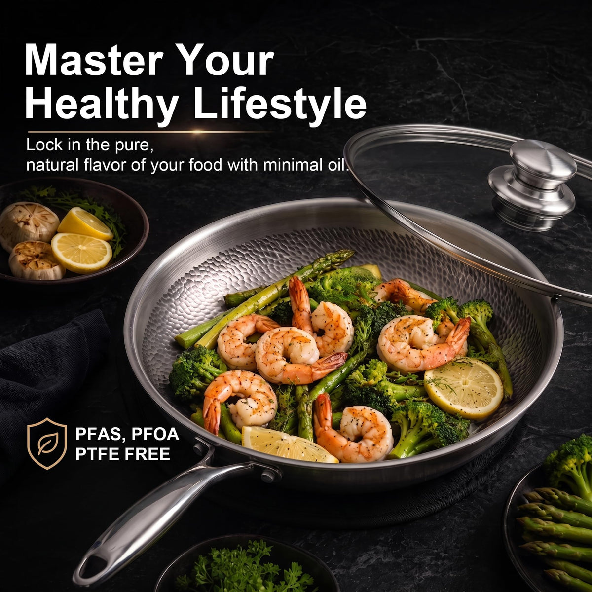 Titanium Nonstick Frying Pan for Everyday Cooking