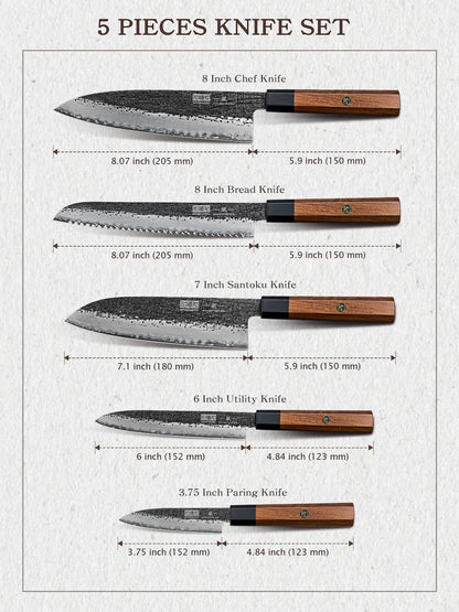 Musashi Series Professional Kitchen Knife Set