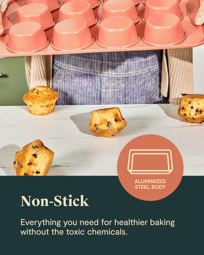 Ceramic Nonstick Bakeware Set for Everyday Baking