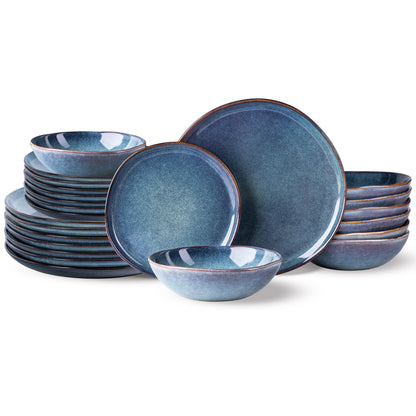 Reactive Glaze Stoneware Dinnerware Set
